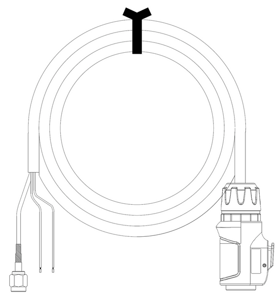SIONYX Surveillance System Camera Power Cable (MPN: A018200)