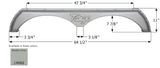 Icon Fender Skirt for Tandem Axle (MPN: 14666)
