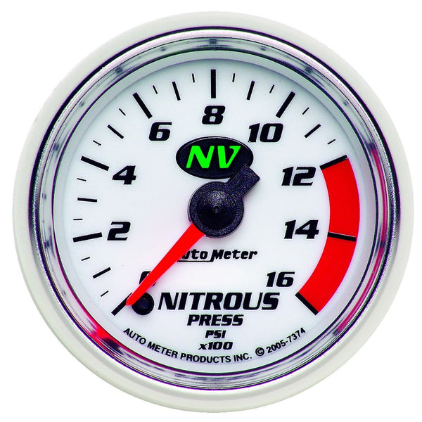 AutoMeter Nitrous Oxide Pressure Gauge (MPN: 7374)