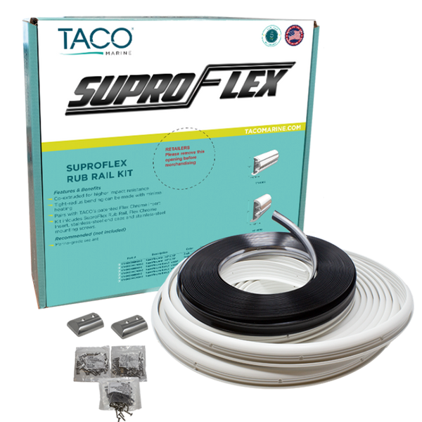 Taco SuproFlex Boat Rub Rail (MPN: V11-9990WCM80-2)