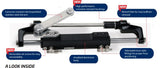 Ultraflex Hydraulic Steering System Cylinder (MPN: UC128TS-1)