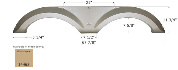 Icon Fender Skirt For Jayco Eagle Super Lite (MPN: 14462)
