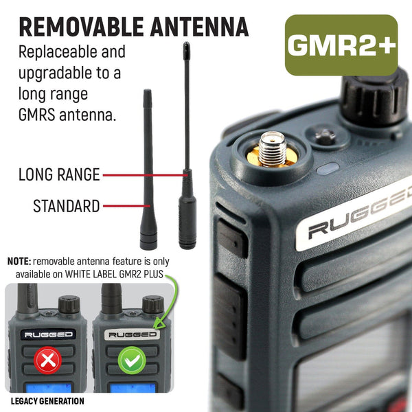Rugged Radios GMRS Handheld Radio (MPN: GMR2-PLUS)