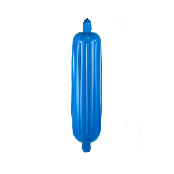 Boat fender softside ribbed cylinder 6 inch diameter x 24 inch length blue (MPN: 9356BD1)