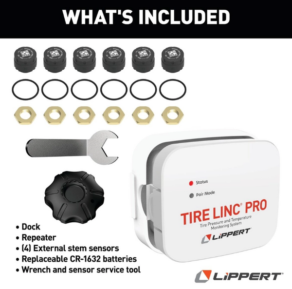 Lippert Tire Linc Pro Tire Pressure Monitoring System (MPN: 2024115891)