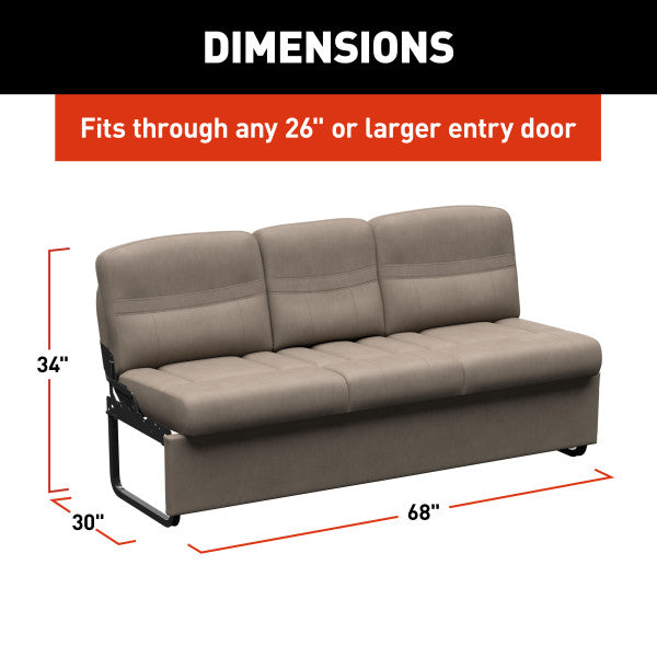 Lippert Components Jackknife Sleeper Sofa (MPN: 2024044397)
