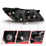 AnzoUSA Headlight Assembly With Halo (MPN: 121459)