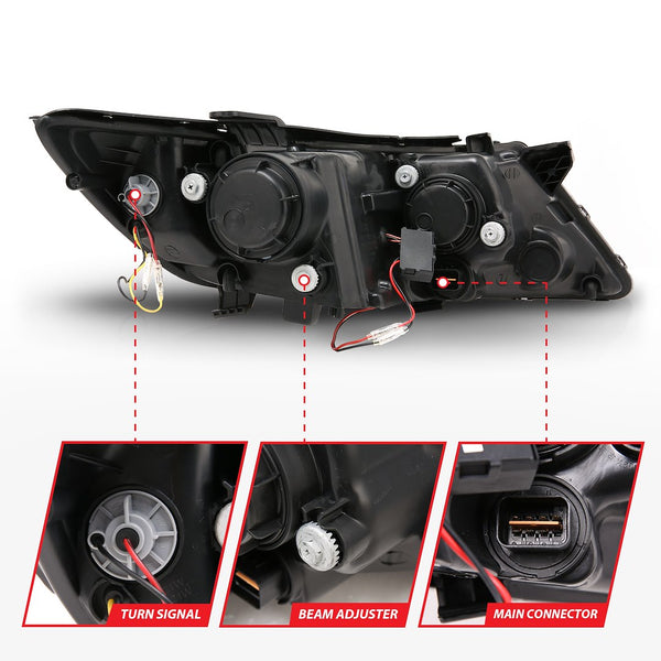 AnzoUSA Headlight Assembly With Halo (MPN: 121459)