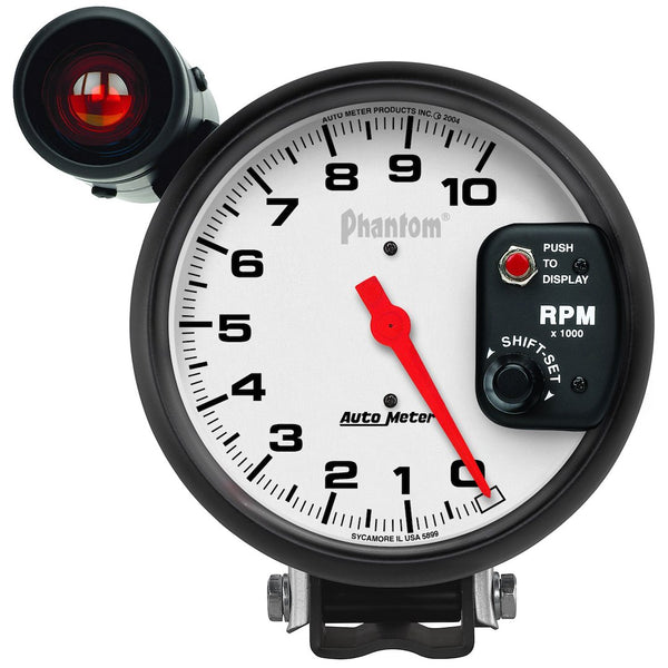 AutoMeter Phantom 5 Inch Pedestal Mount Tachometer (MPN: 5899)