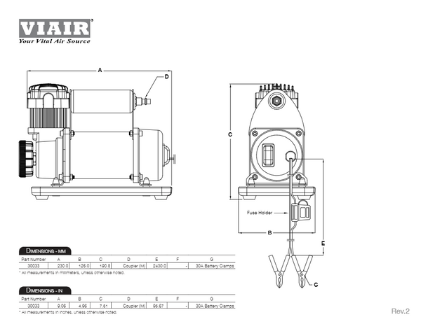 VIAIR Portable Air Compressor (MPN: PC-300)