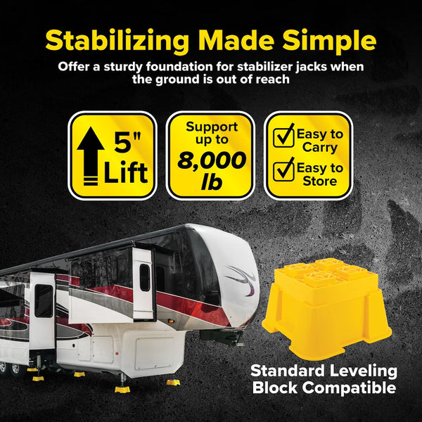 Camco FasTen RV Leveling Big Blocks (MPN: 44539)