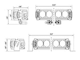Triple-R Light LR-1250 Elite LED Light Bar (MPN: LR12-EL-LBA-B)