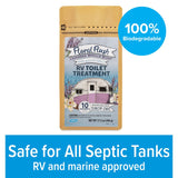 Waste holding tank treatment with floral flush (MPN: 41490)