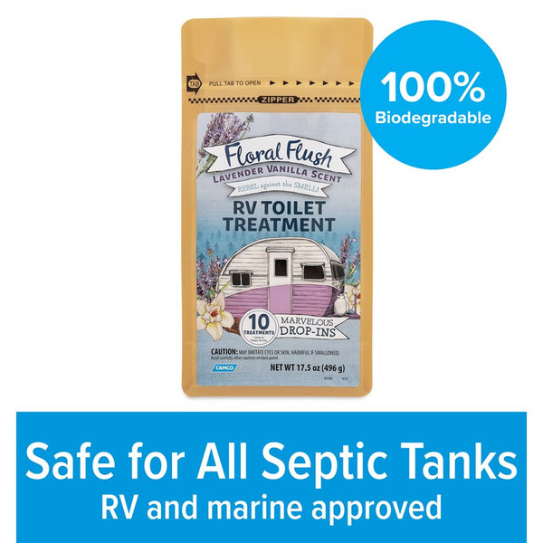 Waste holding tank treatment with floral flush (MPN: 41490)