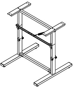 Lippert Table Leg Fixed Length (MPN: 203070)