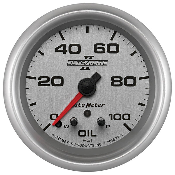 AutoMeter Ultra-Lite Oil Pressure Gauge (MPN: 7753)