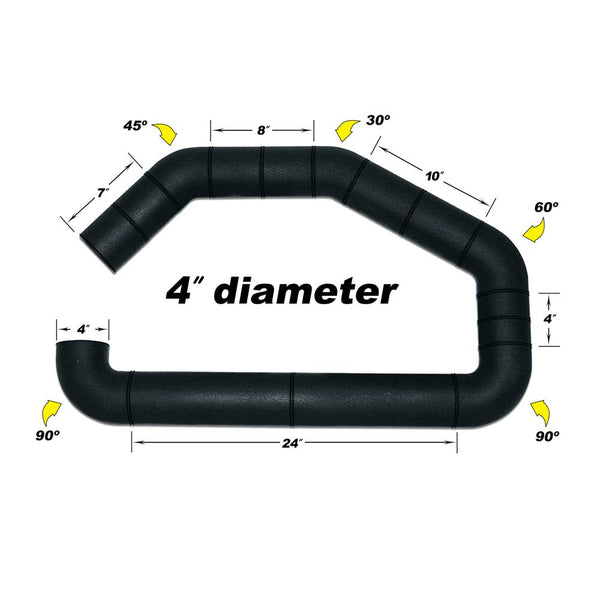 Airaid Air Intake Tube (MPN: 100-400)