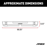 Aries TrailCrusher Jeep TJ Rear Bumper (MPN: 2157001)