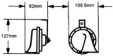 Hella Twin Trumpet Horn Set (MPN: 007424801)
