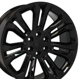 OE Wheels CV43B Aluminum Wheel (MPN: CV43B-22090-6550-24B)