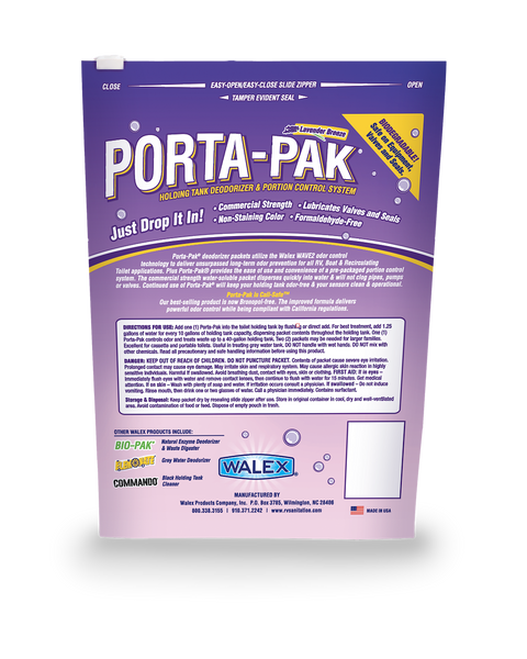 Walex Porta-Pak Waste Treatment (MPN: PPRV2LAV)