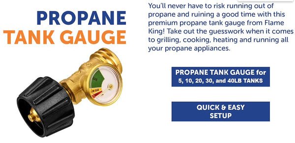 Flame King Propane Tank Gas Level Indicator (MPN: YSN212B)
