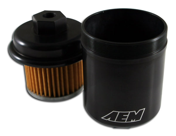 AEM High Volume Fuel Filter (MPN: 25-200BK)