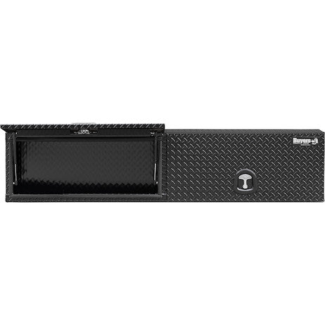 Buyers Products Gloss Black Diamond Tread Aluminum Topsider Tool Box (MPN: 1721351)
