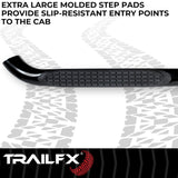 TrailFX Nerf Bar Round Tube Side Steps (MPN: A0046B)