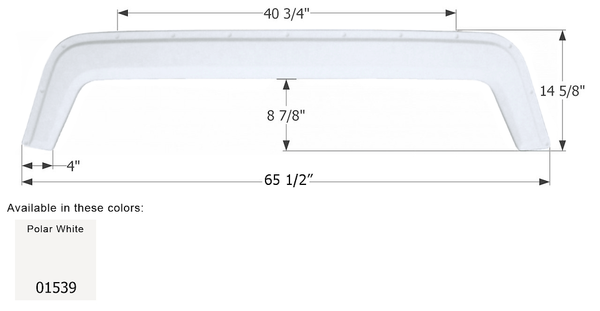 Icon Fender Skirt for Tandem Axle RVs (MPN: 01539)