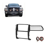 Black Horse Grille Guard Kit (MPN: 17DG100MA-PLFR)