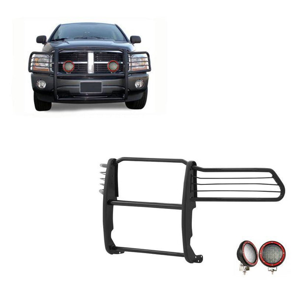 Black Horse Grille Guard Kit (MPN: 17DG100MA-PLFR)