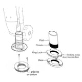 Taco ShadeFin Mini Semi-Flush Mount (MPN: T10-4000-11)