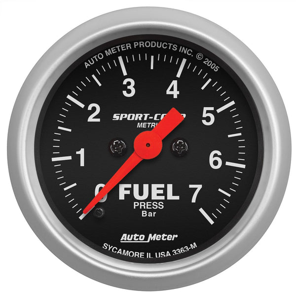 AutoMeter Sport-Comp Fuel Pressure Gauge (MPN: 3363-M)