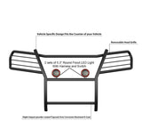 Black Horse Grille Guard Kit (MPN: 17H01MA-PLFR)