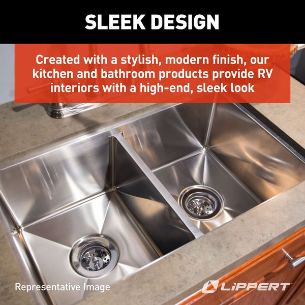 Better Bath Double Bowl Drawn Sink (MPN: 388412)