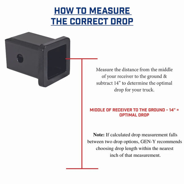 Gen-Y Hitch Mega-Duty Trailer Hitch Ball Mount (MPN: GH-214)