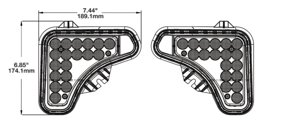 J.W. Speaker LED Headlight Assembly (MPN: 0557621)
