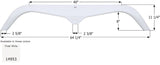 Icon Fender Skirt for Tandem Axle RVs (MPN: 14953)