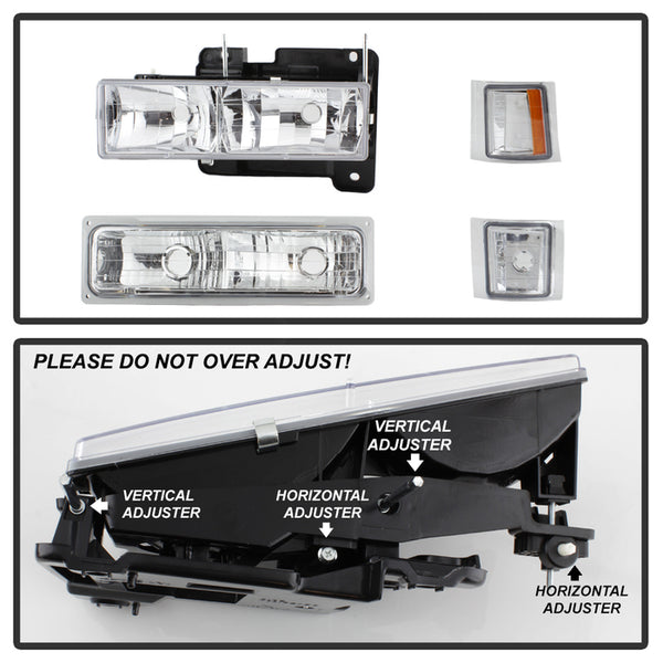 Xtune Headlight Assembly With Halogen Bulbs (MPN: 5069535)