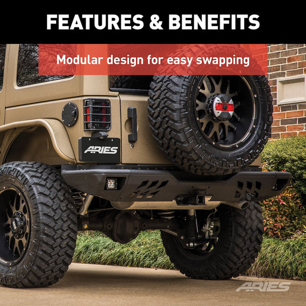 Aries TrailChaser Jeep Bumper (MPN: 2081223)