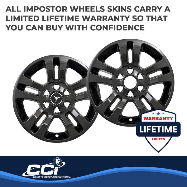 Coast To Coast Impostor Wheel Skin 18 Inch (MPN: IWCIMP377BLKN)