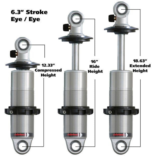 Ridetech HQ Series Coil Over Shock Absorber (MPN: 24169901)
