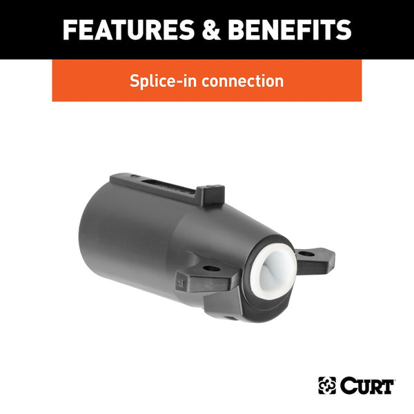 CURT 7-Way Trailer Wiring Connector (MPN: 58140)