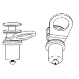 Taco Aluminum Quick Release Fender Lock (MPN: F18-0186VEL-1)
