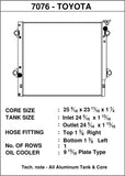 CSF Aluminum Radiator With Transmission Cooler (MPN: 7076)