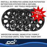 Coast To Coast Impostor Wheel Skin 17 Inch (MPN: IMP457BLK)