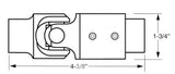 Borgeson Steering Shaft Universal Joint (MPN: 164946)