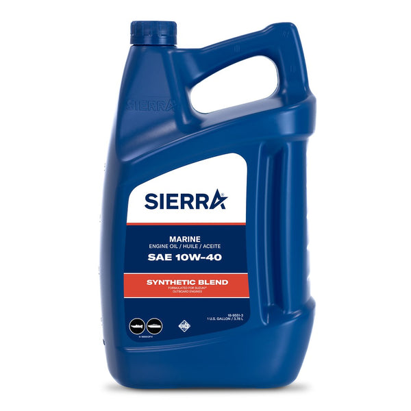 Sierra Marine SAE 10W-40 Semi-Synthetic Oil (MPN: 18-9551-3)