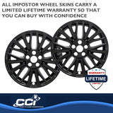 Coast To Coast Impostor Wheel Skin 18 Inch Gloss Black (MPN: IWCIMP428BLK)